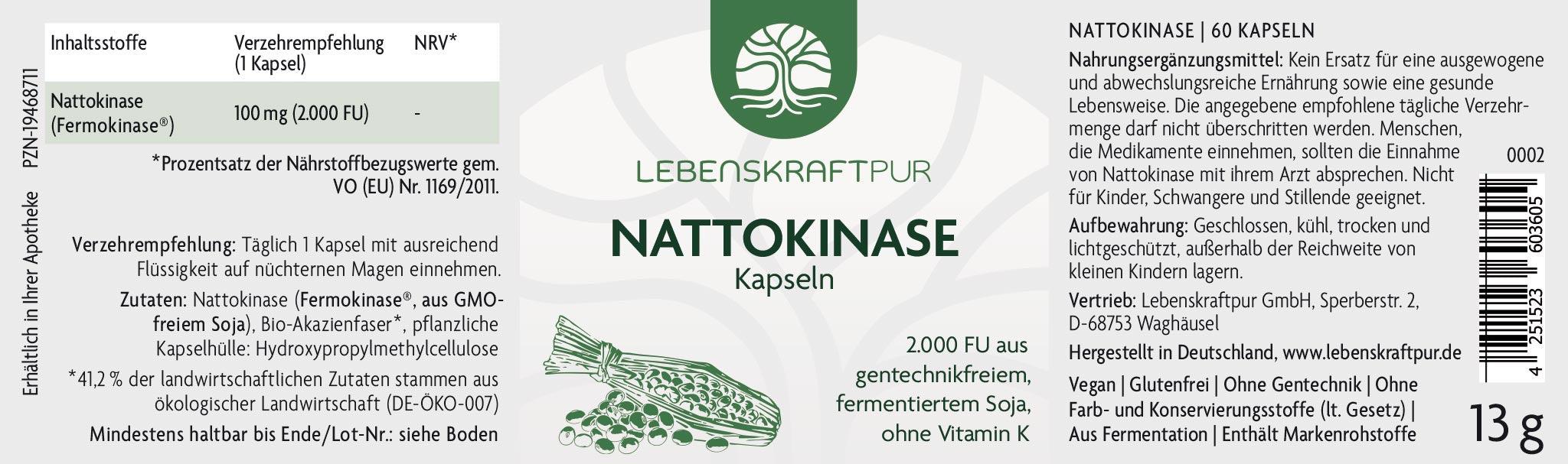 Produktbild Nattokinase Kapseln