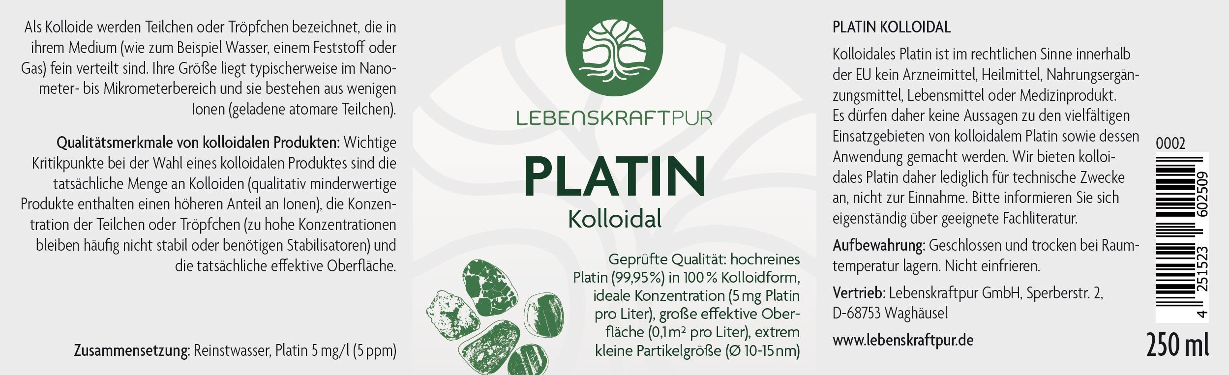 Produktbild Platin Kolloidal