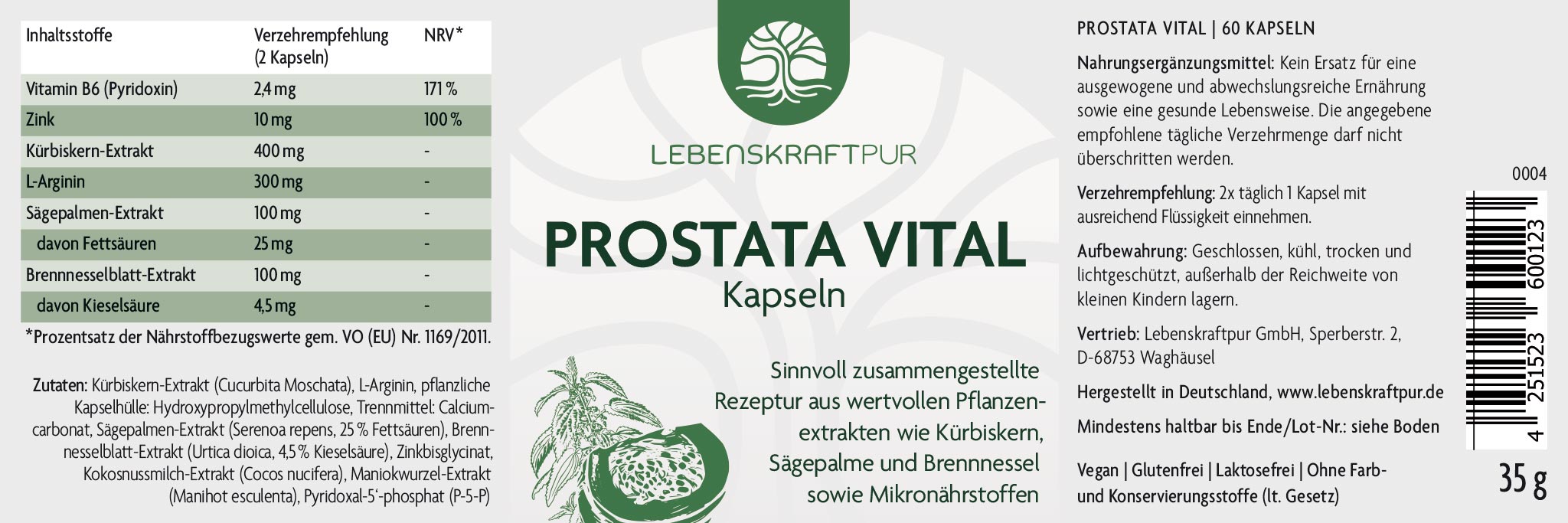 Prostata Vital Kapseln