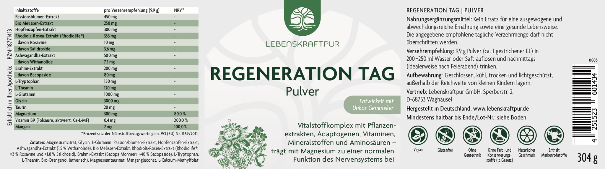 Regeneration Tag Pulver