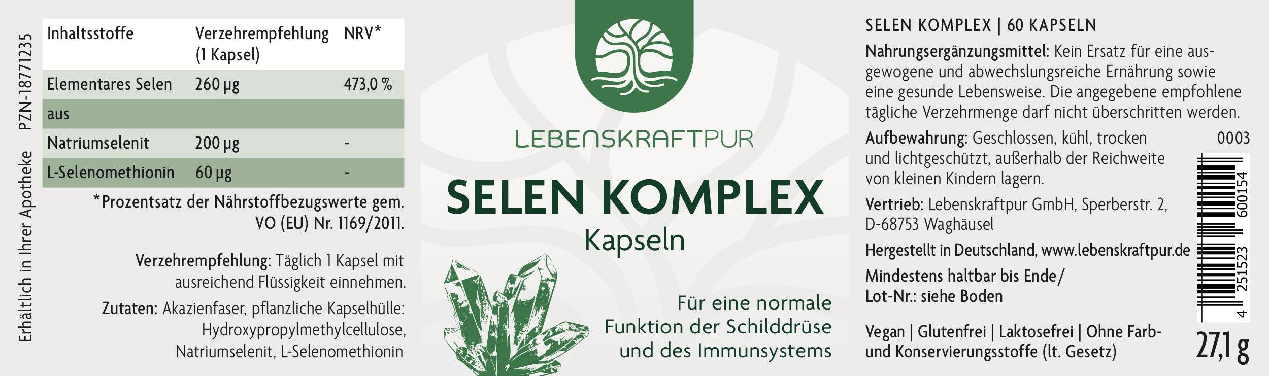Produktbild Selen Komplex Kapseln