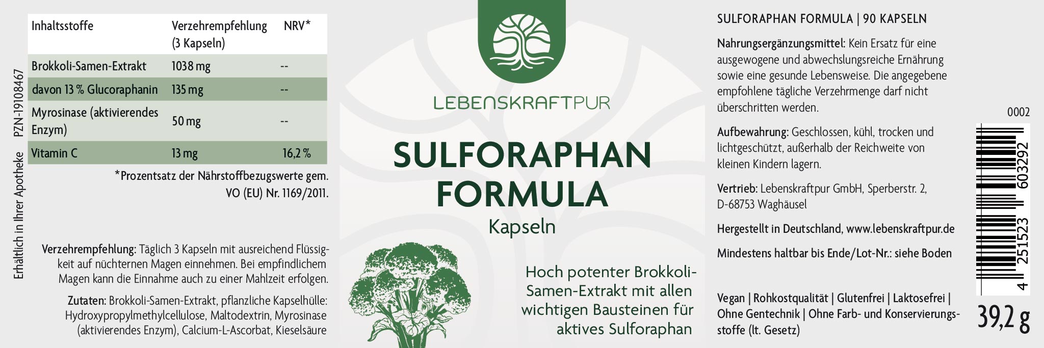 Produktbild Sulforaphan Formula Kapseln