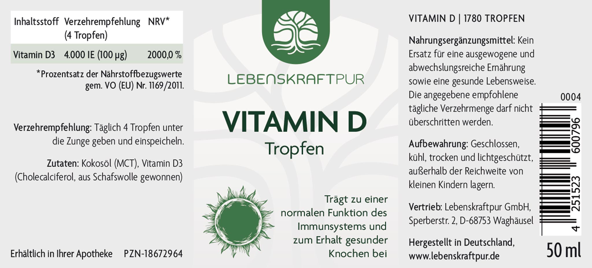 Vitamin D Tropfen