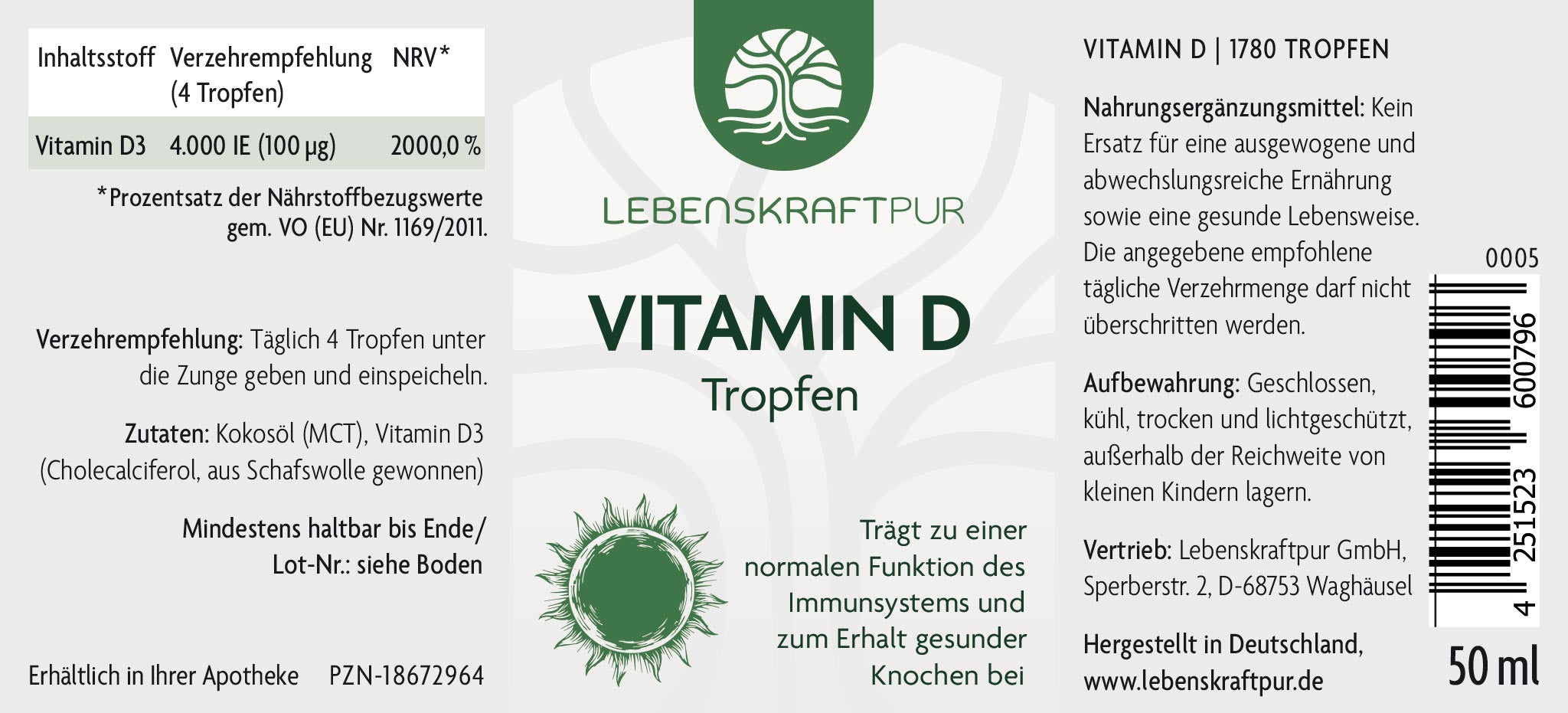 Vitamin D Tropfen