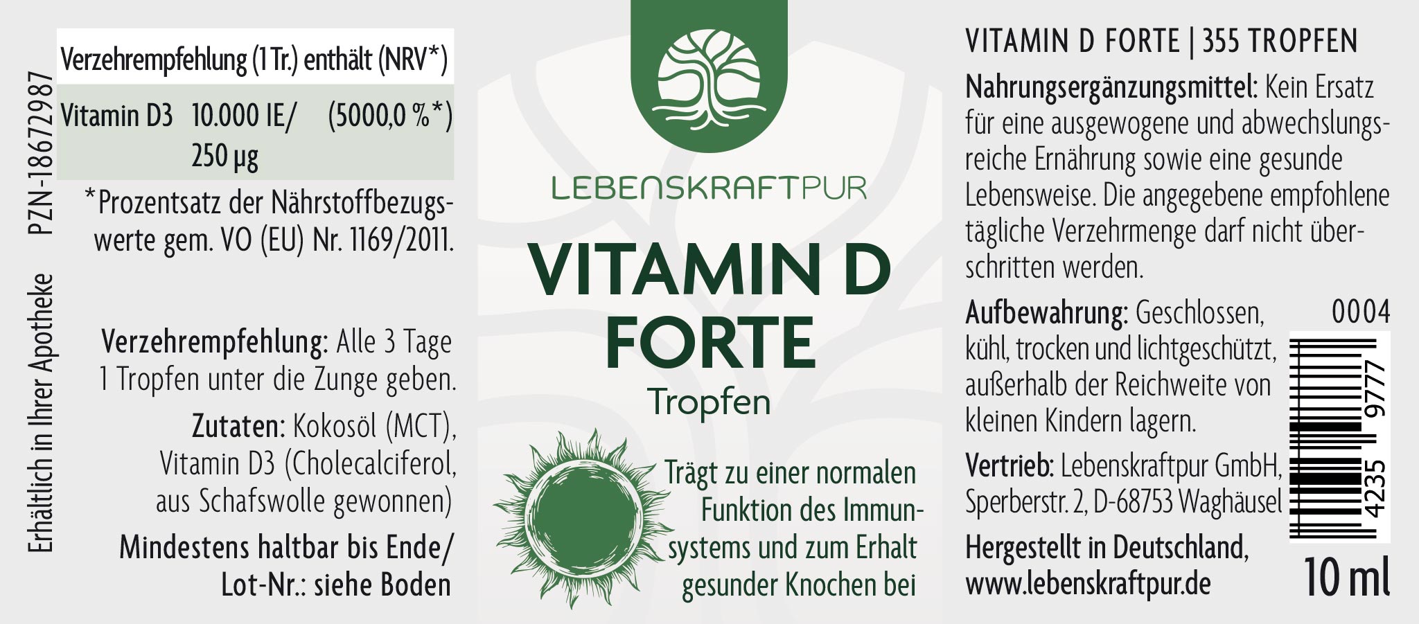 Vitamin D Forte Tropfen