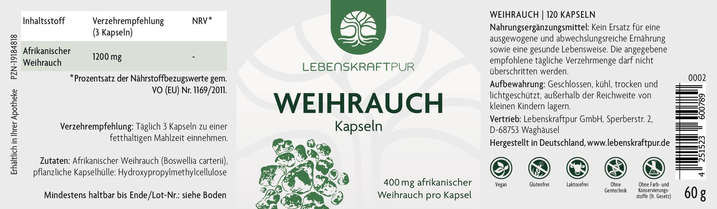 Produktbild Weihrauch Kapseln