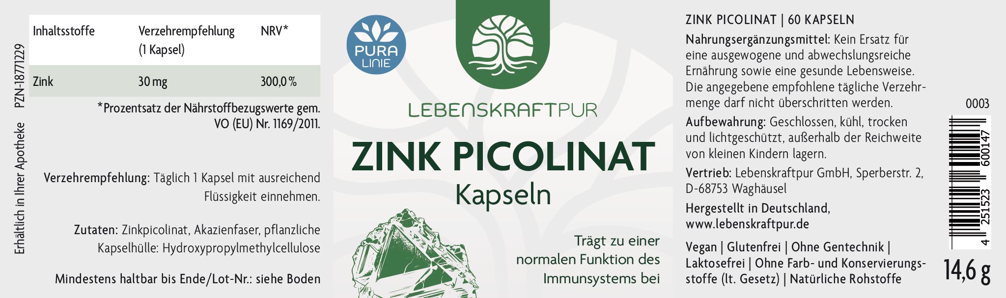 Produktbild Zink Picolinat Kapseln