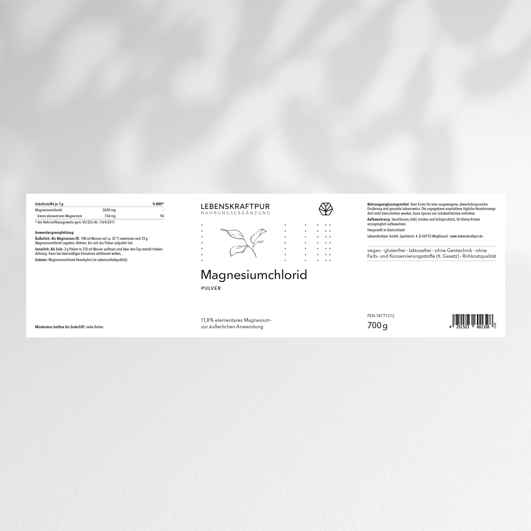Magnesiumchlorid Pulver