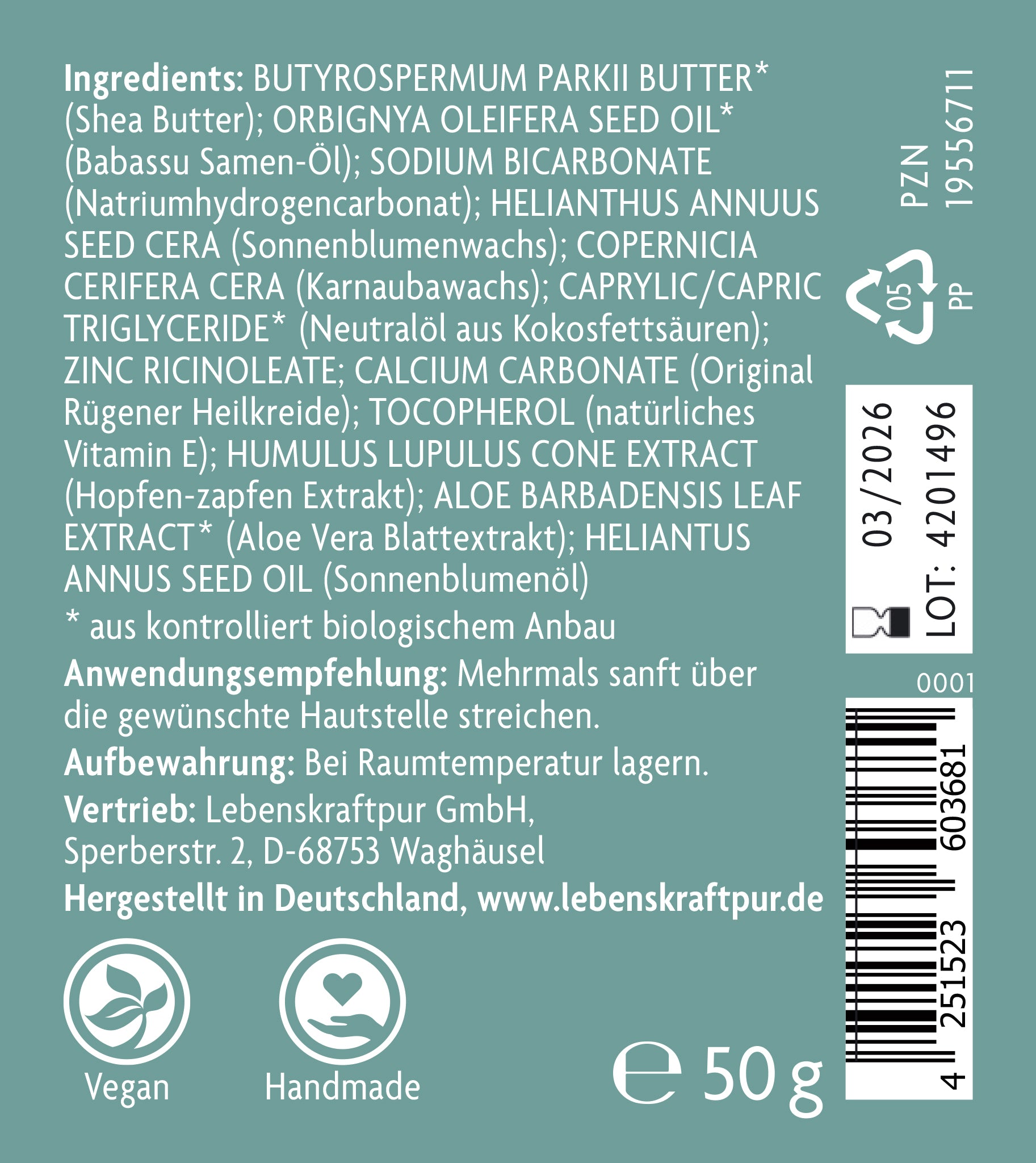 Produktbild Vitalbox Naturkosmetik Basis