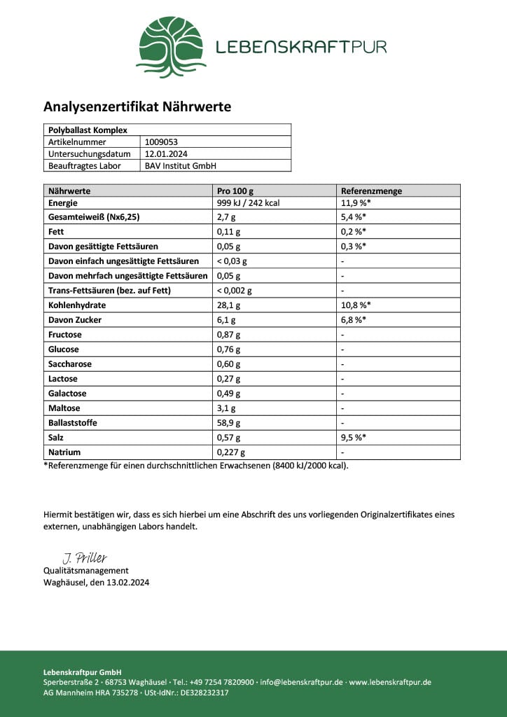 Produktbild PolyBallast Komplex Pulver
