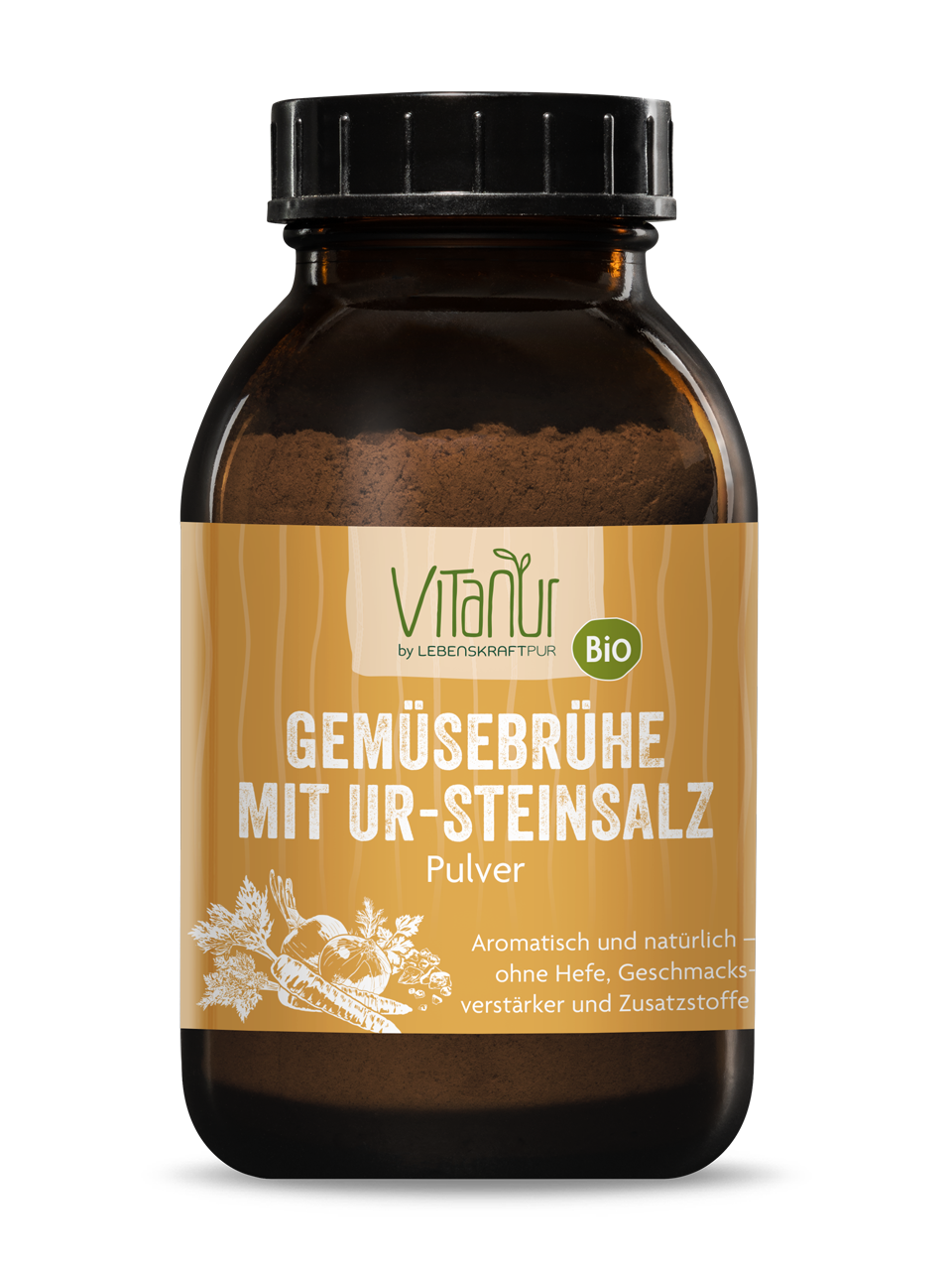 Produktbild Bio Gemüsebrühe mit Ur-Steinsalz Pulver