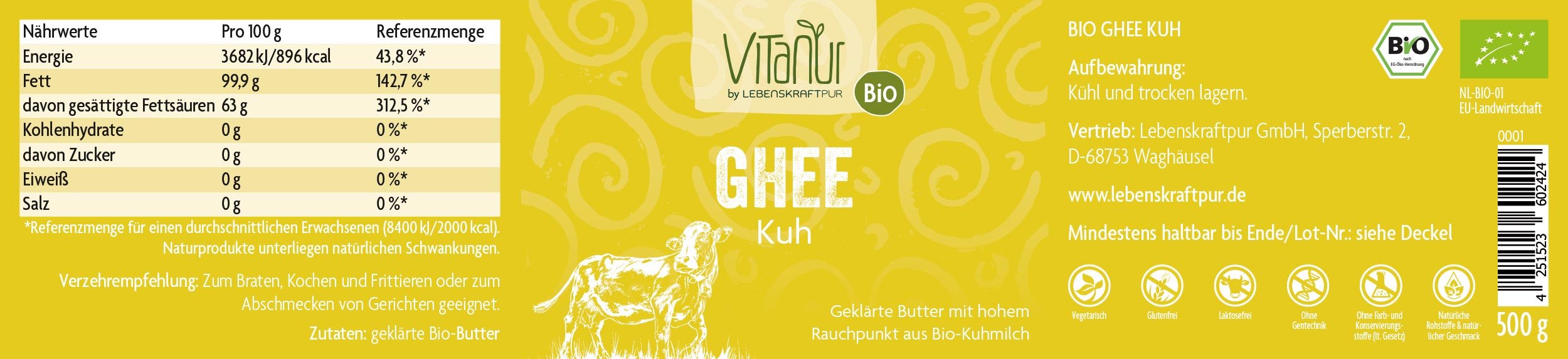 Produktbild Bio Ghee Kuh
