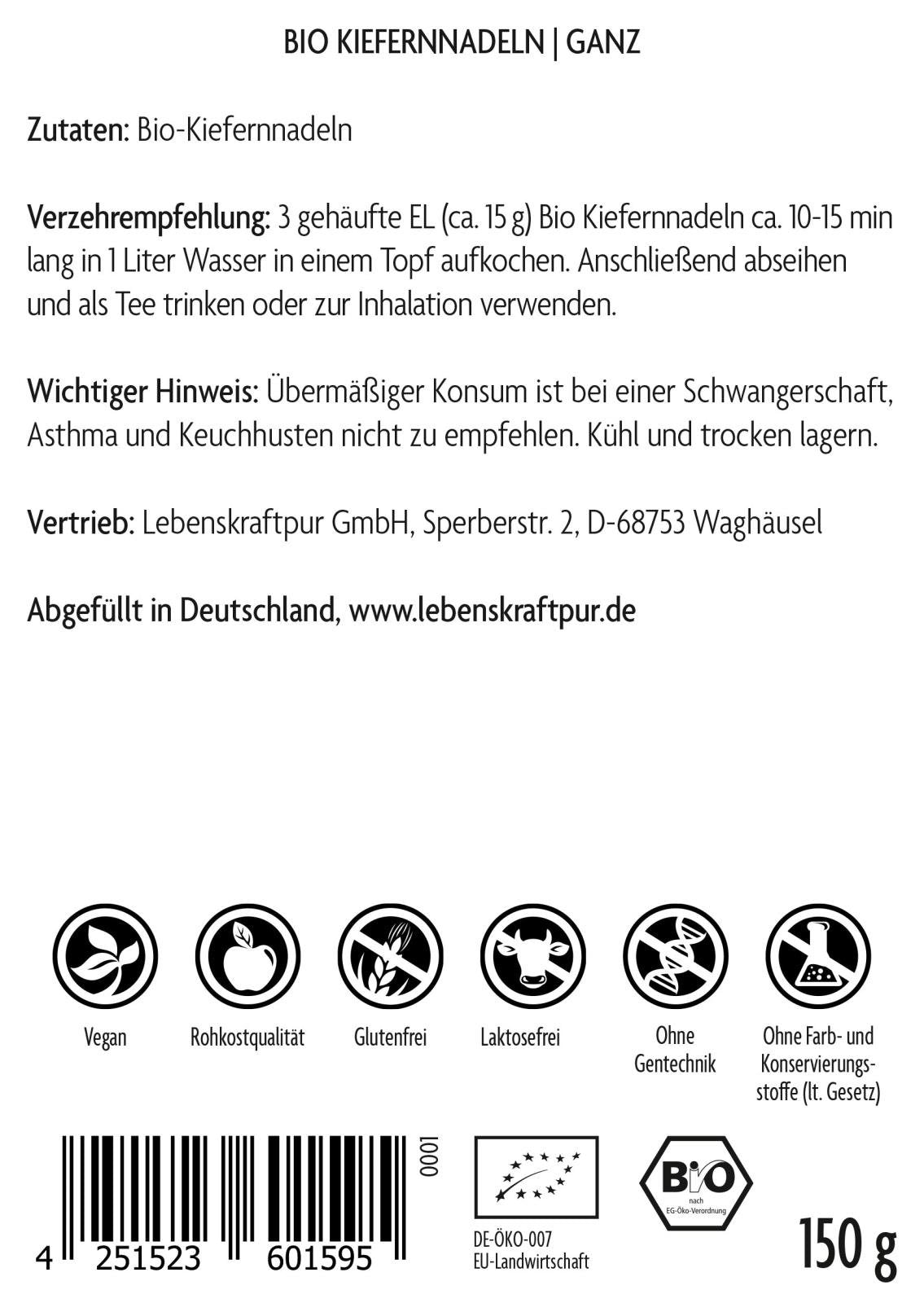 Produktbild Bio Kiefernnadeln Ganz