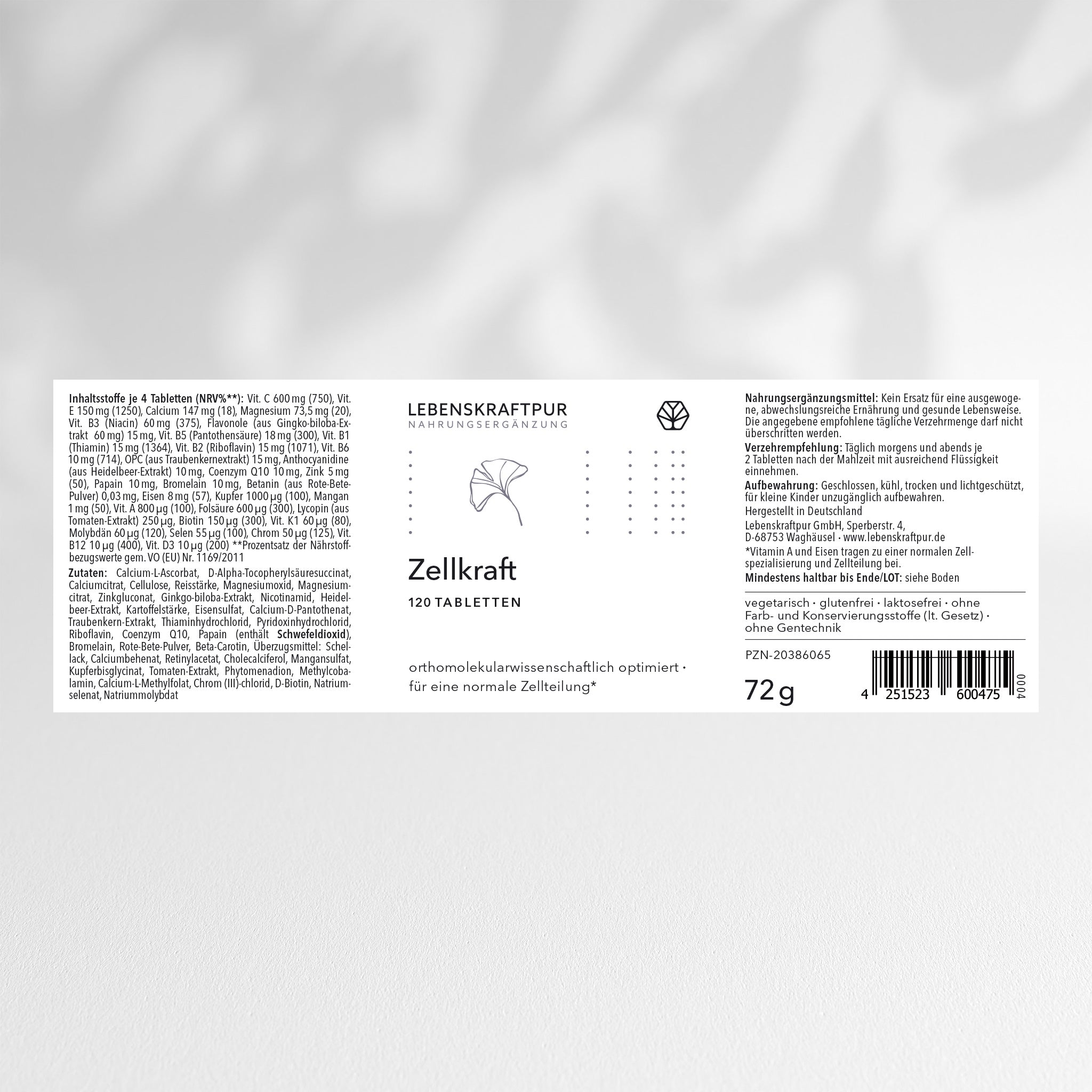 Zellkraft Tabletten