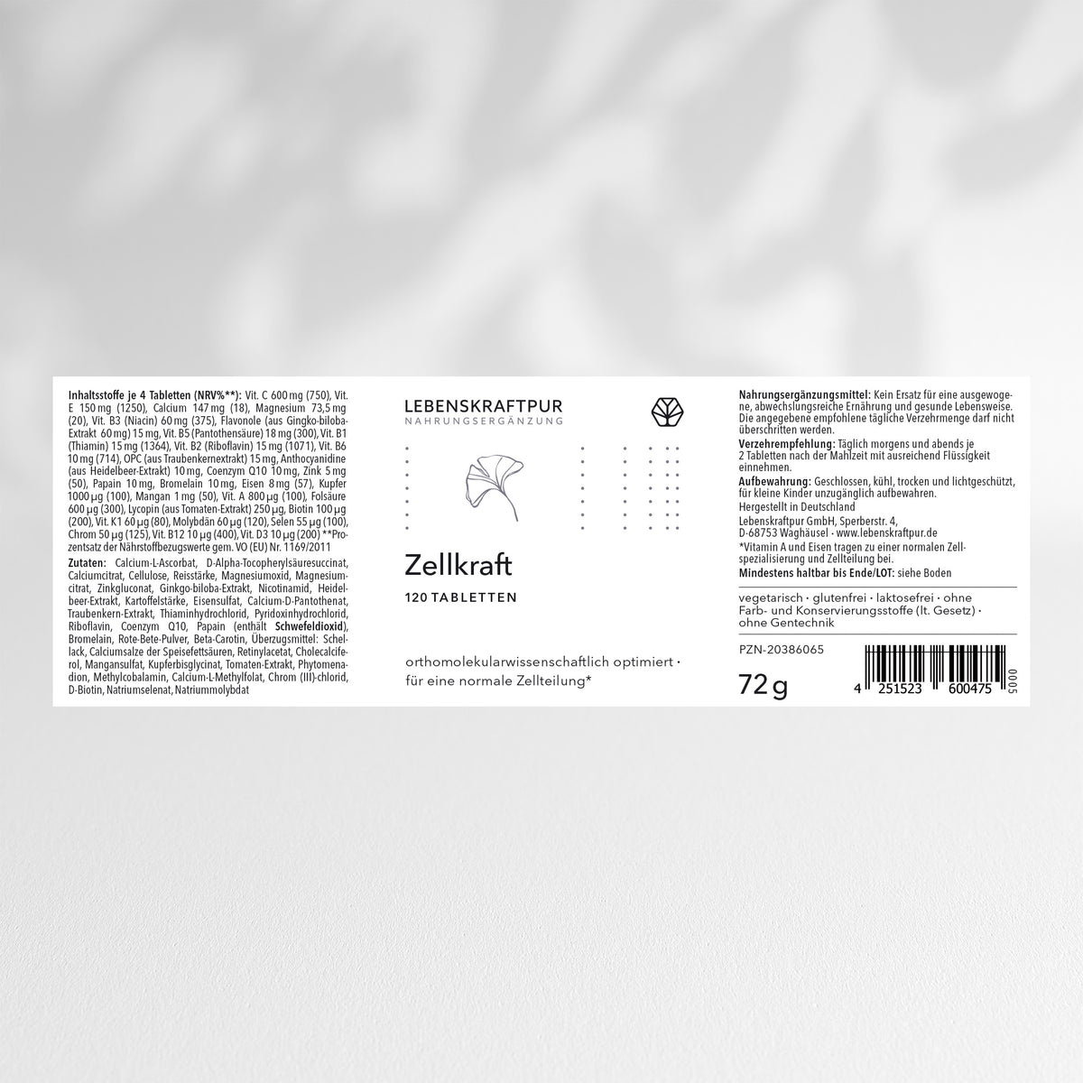 Zellkraft Tabletten