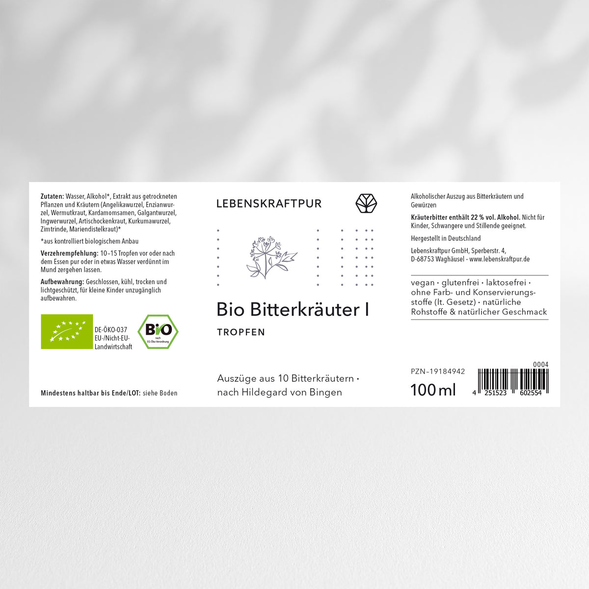 Bio Bitterkräuter I Tropfen