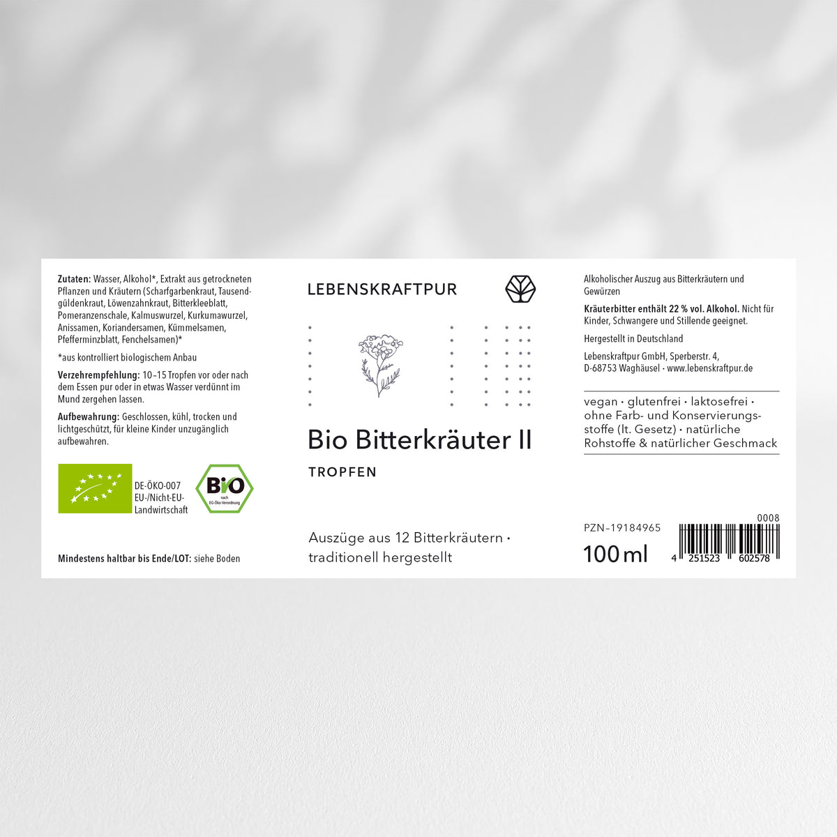 Bio Bitterkräuter II Tropfen