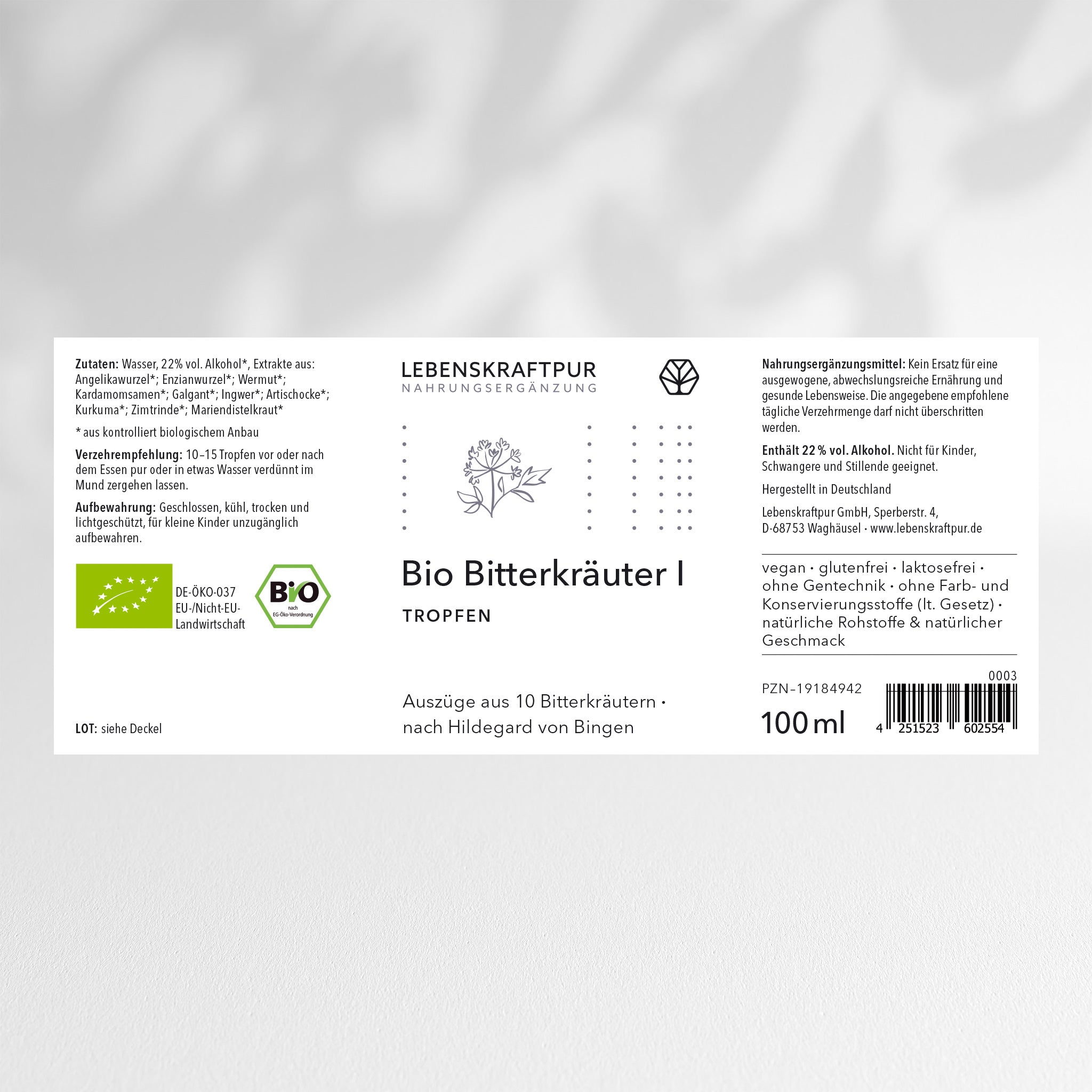 Bio Bitterkräuter I Tropfen