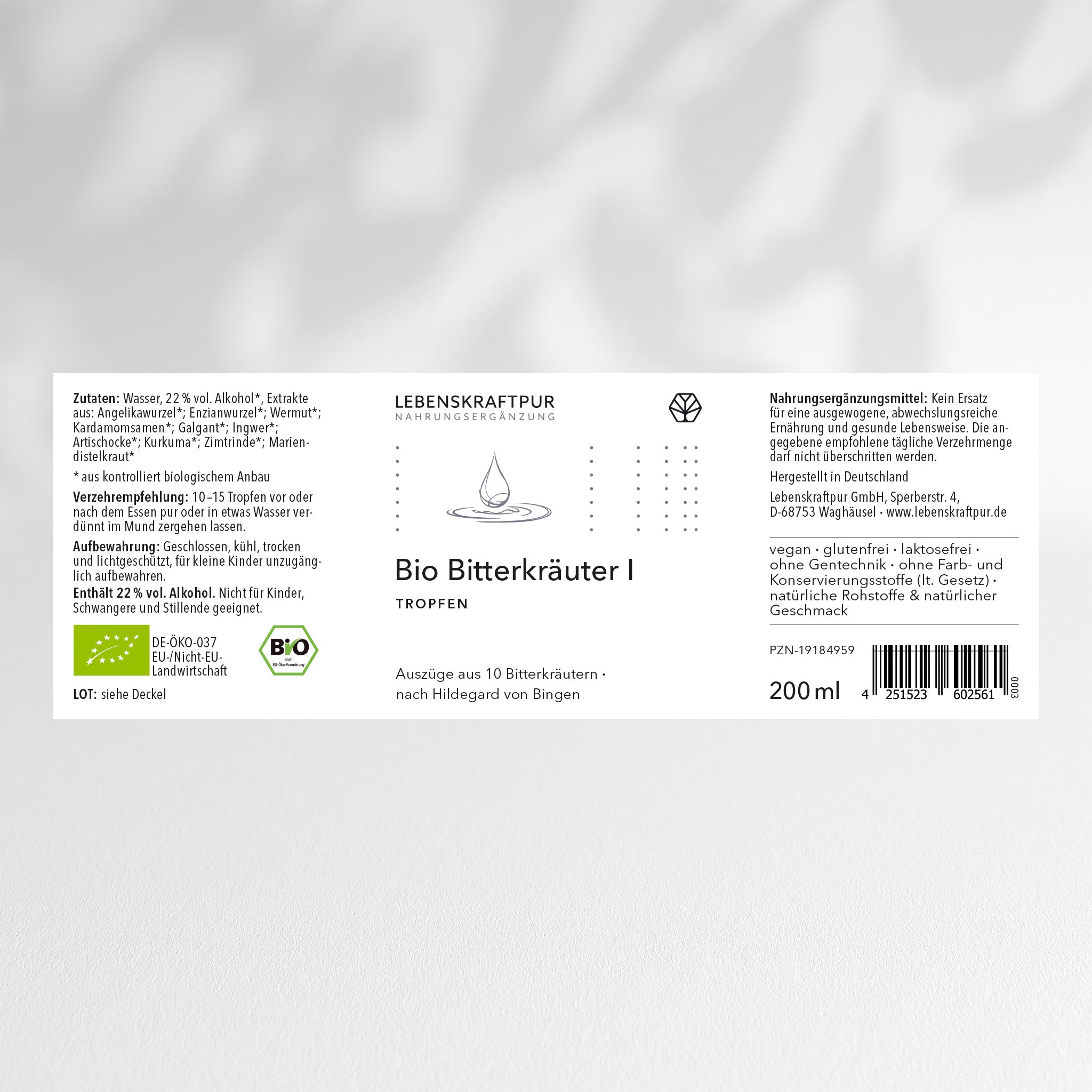 Bio Bitterkräuter I Tropfen