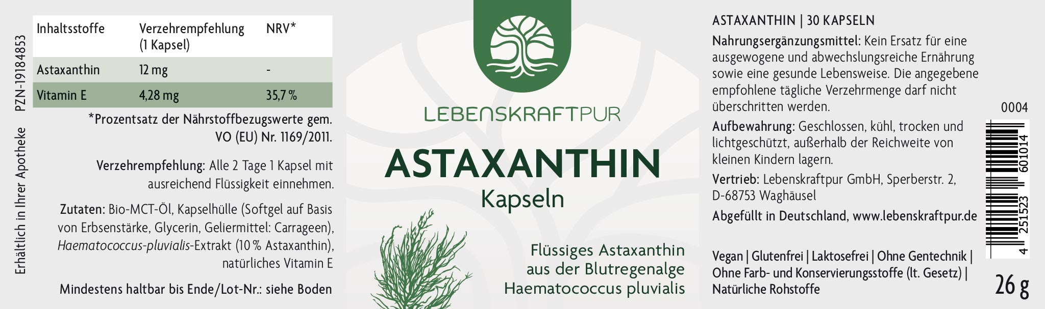 Astaxanthin Kapseln