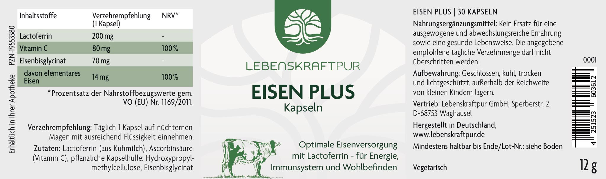 Produktbild Eisen Plus Kapseln