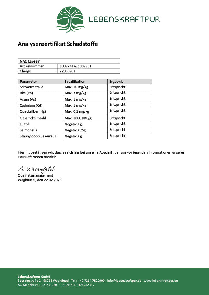 Produktbild NAC Kapseln