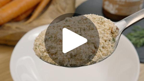 Produktbild Bio Knochenbrühe mit Gemüse und Ur-Steinsalz Pulver